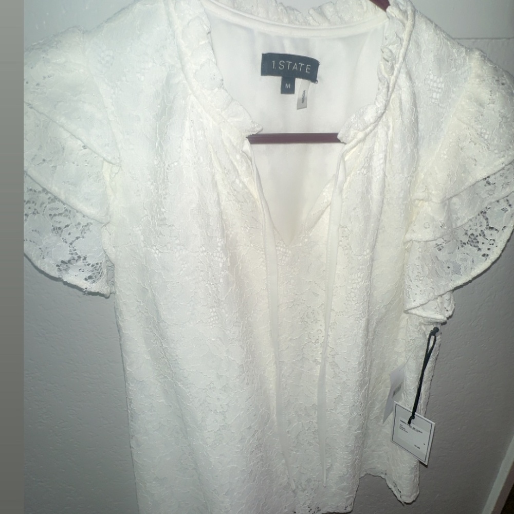 ISTATE New Ivory Blouse